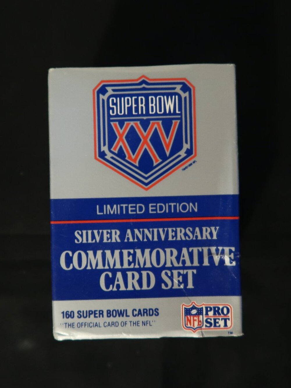 Super Bowl 25 Silver Anniversary Commemorative Card Set Limited Edition